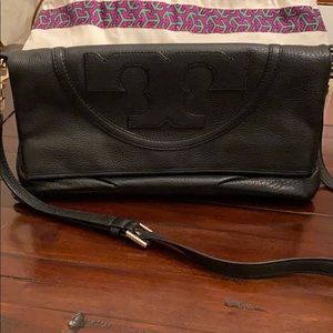 Tory Burch fold over cross body handbag